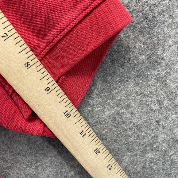 Vineyard Vines Polo Shirt Men Medium Adult Red Golf Golfer Casual Outdoors Mesh - Picture 8 of 10